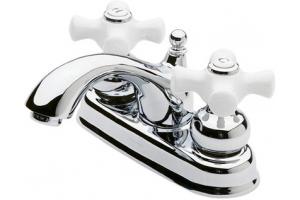 Price Pfister Georgetown T48-B0XC-HHS-BCPC Polished Chrome 4\" Centerset Bath Faucet with Pop-Up & Handles