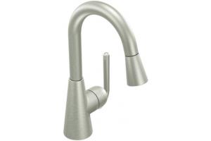 ShowHouse by Moen Ascent CAS61708CSL Classic Stainless Single-Handle Pulldown Bar Faucet