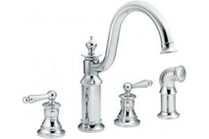 ShowHouse by Moen Waterhill CAS712 Chrome Two-Handle Kitchen Faucet