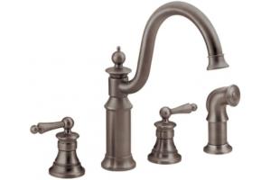 ShowHouse by Moen Waterhill CAS712ORB Oil Rubbed Bronze Two-Handle Kitchen Faucet