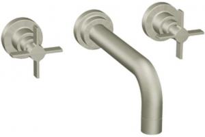 ShowHouse by Moen Solace CATS4712BN Brushed Nickel Two-Handle Bathroom Faucet