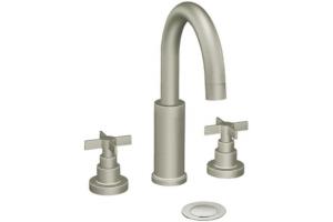 ShowHouse by Moen Solace CATS4714BN Brushed Nickel Two-Handle High Arc Bathroom Faucet