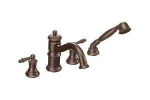 ShowHouse by Moen Waterhill S213ORB Oil Rubbed Bronze Roman Tub Faucet with Hand Shower & Lever Handles