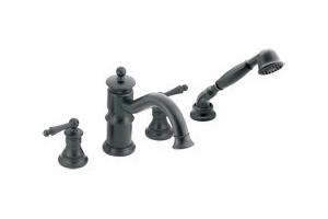ShowHouse by Moen Waterhill S213WR Wrought Iron Roman Tub Faucet with Hand Shower & Lever Handles