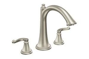 ShowHouse by Moen Savvy S293BN Brushed Nickel Roman Tub Faucet with Lever Handles
