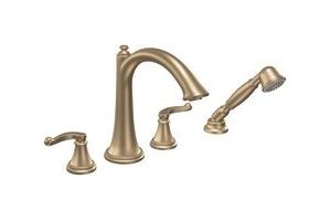 ShowHouse by Moen Savvy S294BB Brushed Bronze Roman Tub Faucet with Hand Shower & Lever Handles