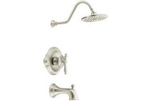ShowHouse by Moen Waterhill S315BN Brushed Nickel Moentrol Pressure Balancing Tub & Shower with Lever Handle