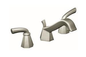 ShowHouse by Moen Felicity S447BN Brushed Nickel 8-16\" Widespread Faucet with Pop-Up & Lever Handles