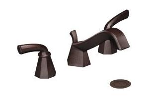 ShowHouse by Moen Felicity S447ORB Oil Rubbed Bronze 8-16\" Widespread Faucet with Pop-Up & Lever Handles