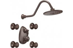 ShowHouse by Moen Waterhill S511ORB Oil Rubbed Bronze Moentrol Vertical Spa Set