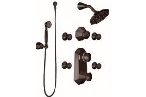 ShowHouse by Moen Felicity S542ORB Oil Rubbed Bronze ExactTemp 3/4\" Vertical Spa Set