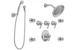 ShowHouse by Moen Savvy S596 Chrome ExactTemp 3/4\" Vertical Spa Set