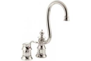 ShowHouse by Moen Waterhill S611NL Brushed Nickel Single Lever Prep Bar Faucet