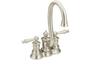 ShowHouse by Moen Waterhill S612SL Stainless Steel Two Lever Handle Prep Bar Faucet