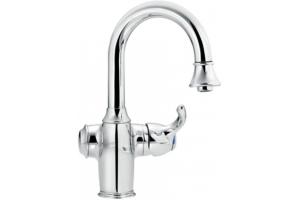 ShowHouse by Moen Woodmere S628C Chrome Single Lever Pull-Out Bar/Prep Faucet