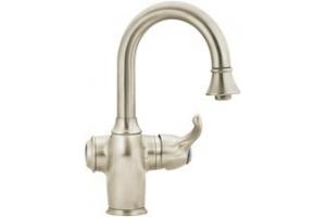 ShowHouse by Moen Woodmere S628SL Stainless Single Lever Pull-Out Bar/Prep Faucet