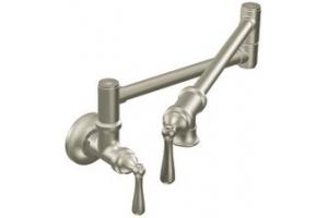 ShowHouse by Moen S664SL Stainless Wall-Mount Pot Filler Faucet