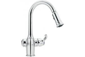 ShowHouse by Moen Woodmere S728C Chrome Single Lever Pull-Out Kitchen Faucet