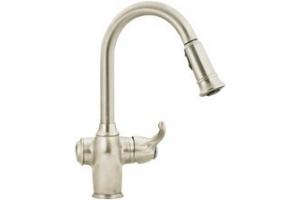 ShowHouse by Moen Woodmere S728SL Stainless Single Lever Pull-Out Kitchen Faucet