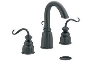 ShowHouse by Moen Casa S883WR Wrought Iron 8-16\" Widespread Faucet with Lever Handles & Pop-Up
