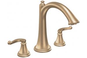 ShowHouse by Moen Savvy TS293BB Brushed Bronze Roman Tub Faucet with Lever Handles