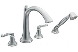 ShowHouse by Moen Savvy TS294 Chrome Roman Tub Faucet with Hand Shower & Lever Handles