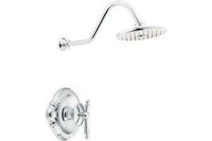 ShowHouse by Moen Waterhill TS313 Chrome Moentrol Pressure Balance Trim Kit with Lever Handle