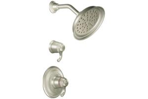 ShowHouse by Moen Savvy TS396BN Brushed Nickel ExactTemp Shower Faucet with Lever Handles