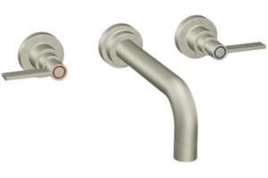 ShowHouse by Moen Solace TS476BN Brushed Nickel Wall Mount Vessel with Lever Handles