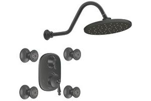 ShowHouse by Moen Waterhill TS511WR Wrought Iron Moentrol Vertical Spa Set