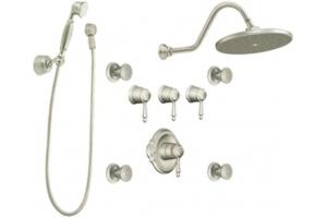 ShowHouse by Moen Waterhill TS516BN Brushed Nickel ExactTemp 3/4\" Vertical Spa Set