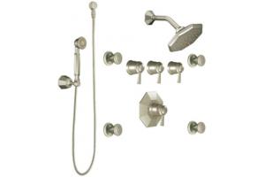 ShowHouse by Moen Felicity TS546BN Brushed Nickel ExactTemp 3/4\" Vertical Spa Set