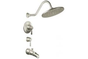 ShowHouse by Moen Bamboo TS88116BN Brushed Nickel ExactTemp Tub & Shower Faucet with Lever Handles