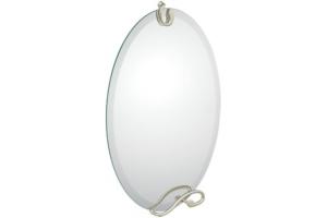 ShowHouse by Moen Organic YB7695BN Brushed Nickel Mirror with Decorative Hardware