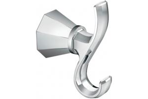 ShowHouse by Moen Felicity YB9703CH Chrome Double Robe Hook