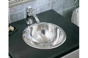 Sterling 1411-0 Round Single Basin Self-Rimming/Undermount Entertainment Sink/Lavatory