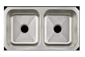 Sterling 11445 Carthage Stainless Steel Undercounter Double-Basin Kitchen Sink
